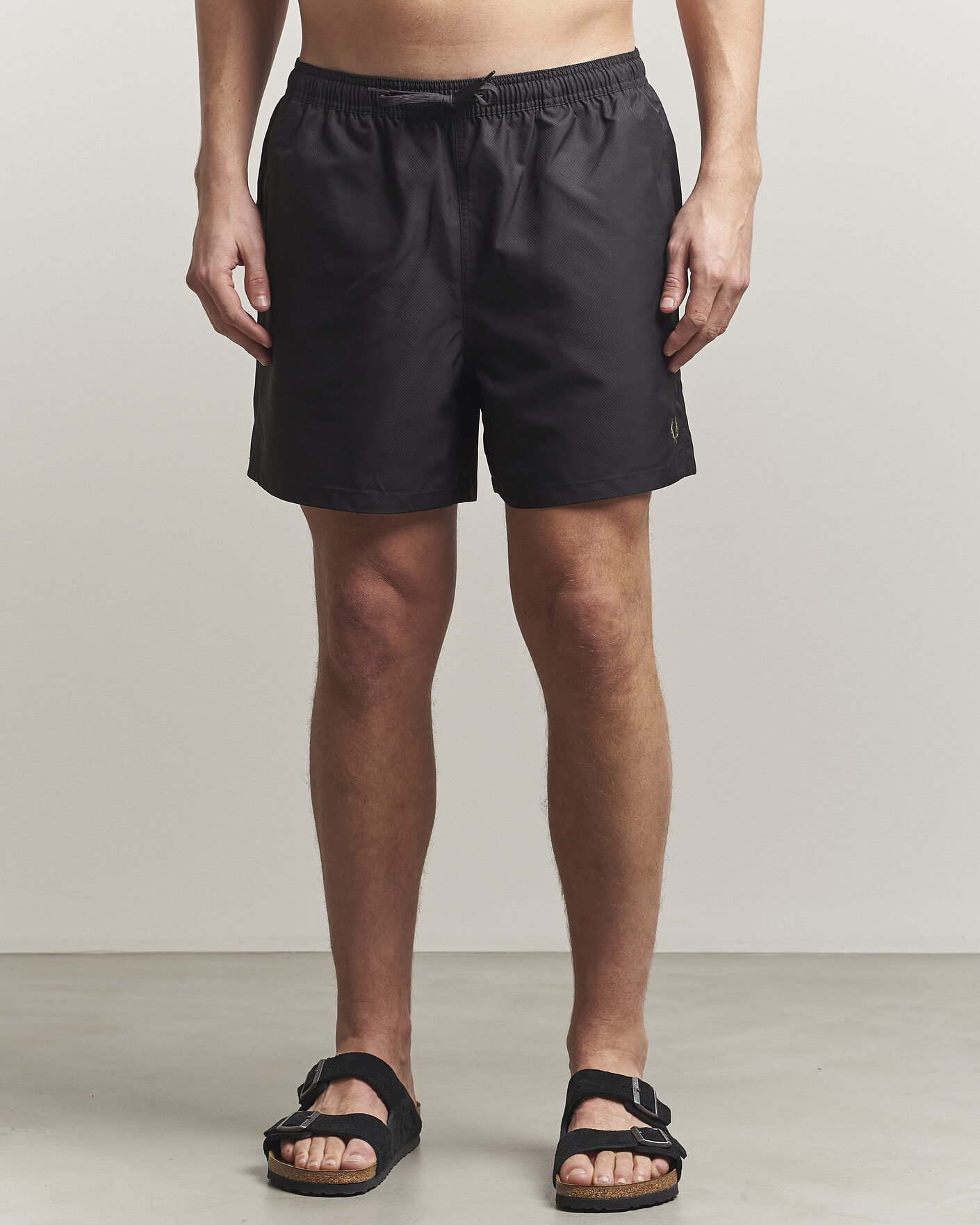 Herr | Badbyxor | Fred Perry | Classic Swimshorts Black