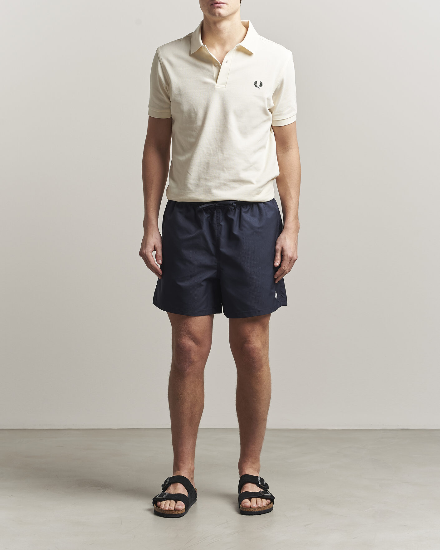 Herr | Badbyxor | Fred Perry | Classic Swimshorts Navy