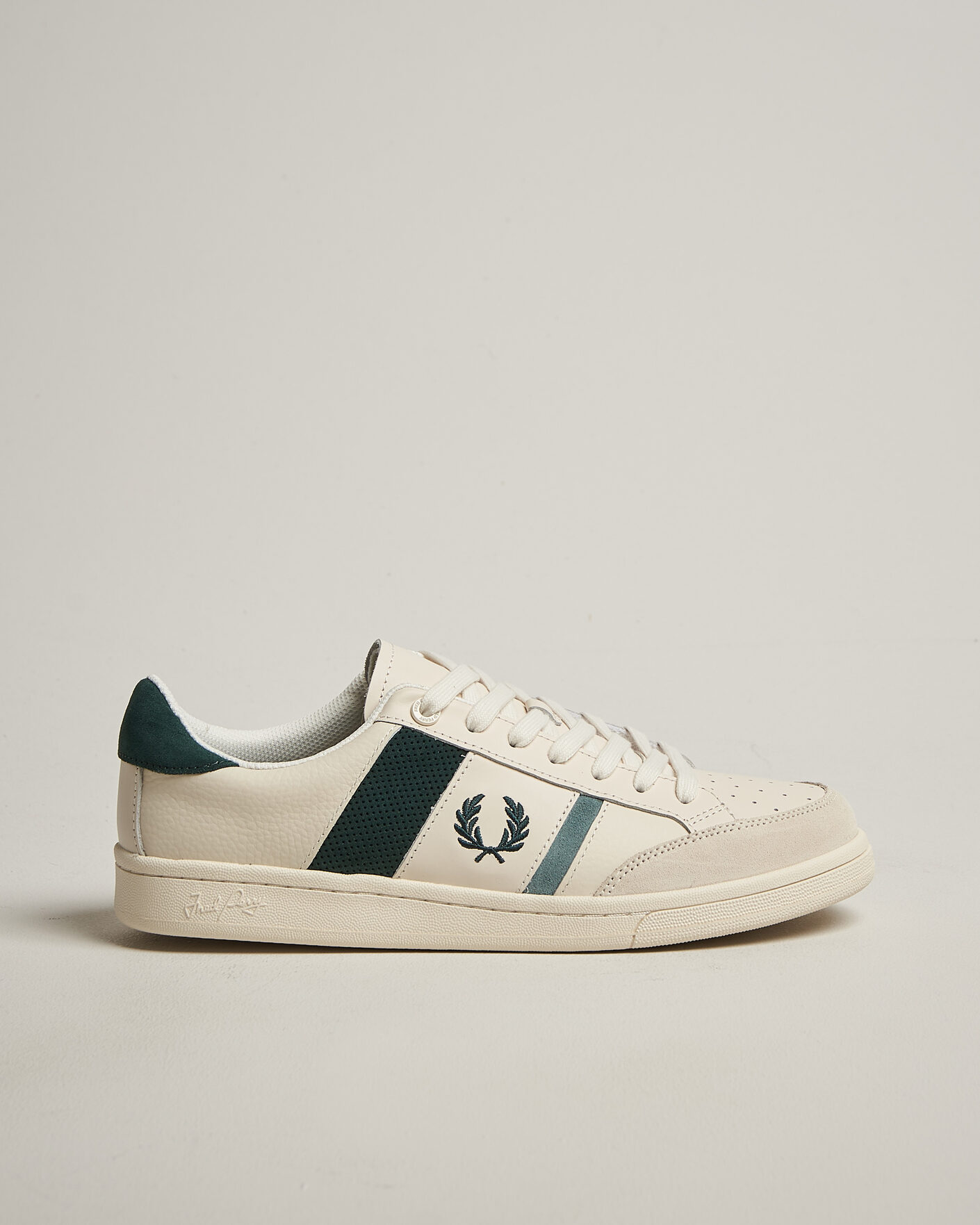 Herr | Sneakers | Fred Perry | B725 Leather/Suede Sneaker Ecru