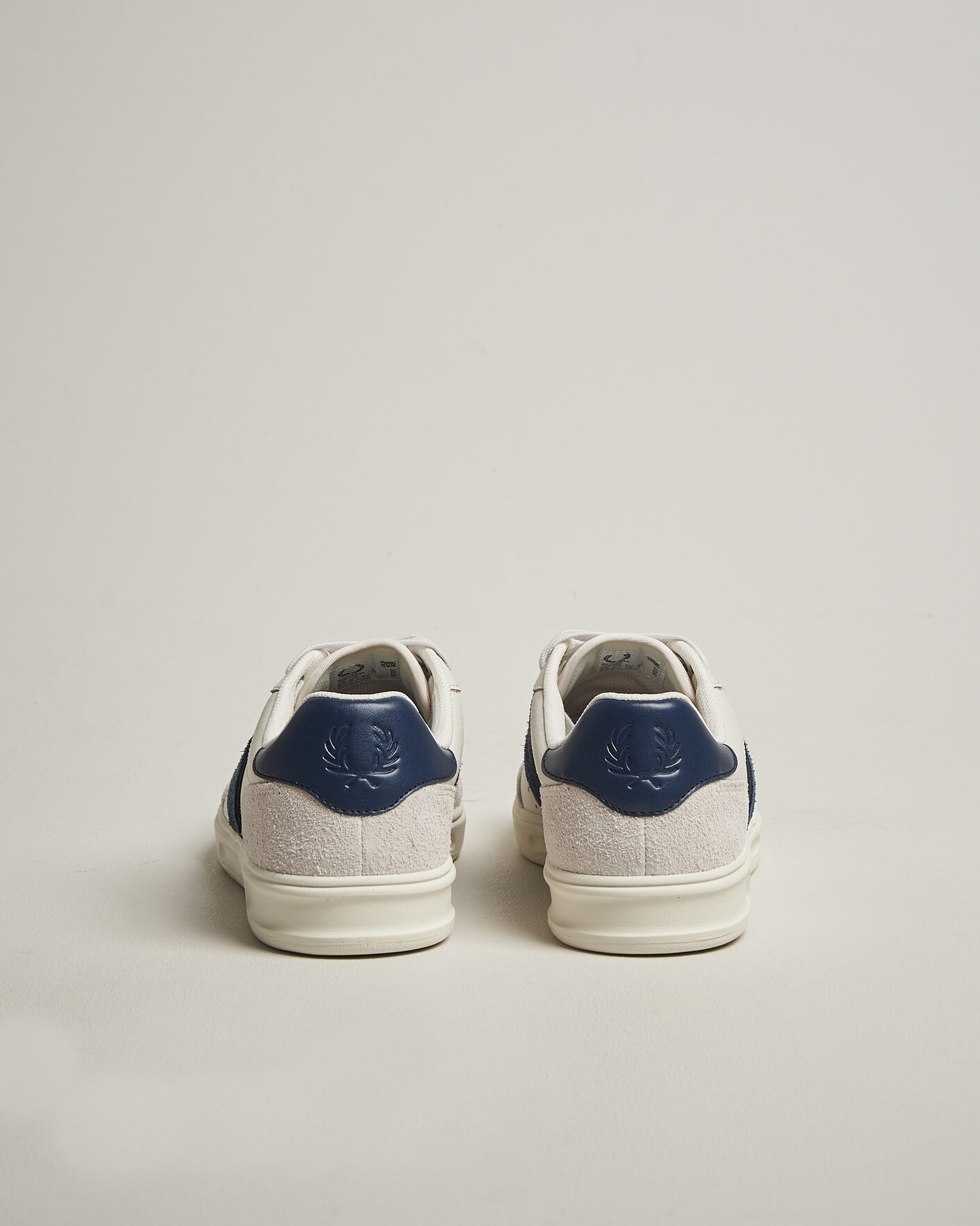 Herr | Sneakers | Fred Perry | B4 Leather/Suede Sneaker Porcelain/Navy