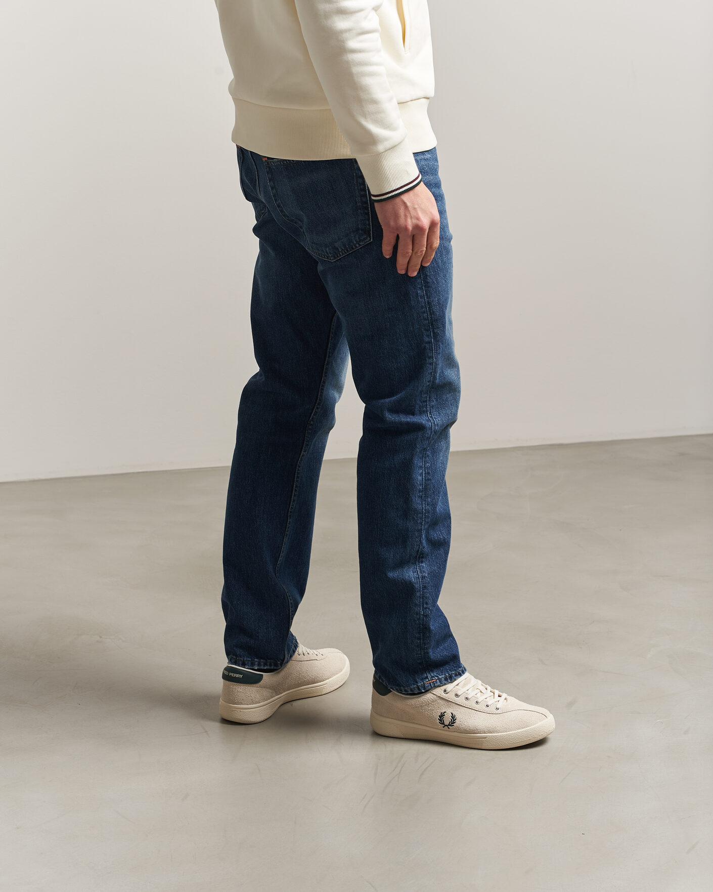 Herr | Sneakers | Fred Perry | Tennis Suede Sneaker Ecru