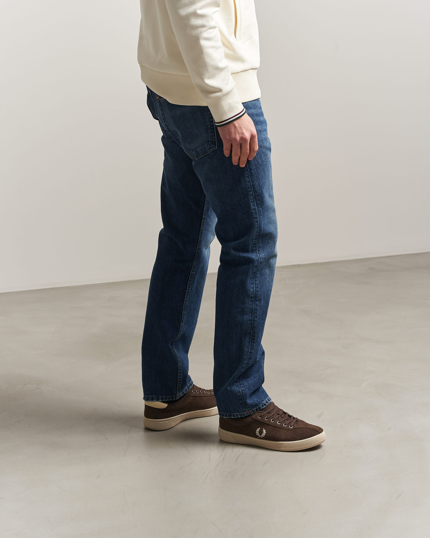 Herr | Sneakers | Fred Perry | Tennis Suede Sneaker Burnt Tobacco