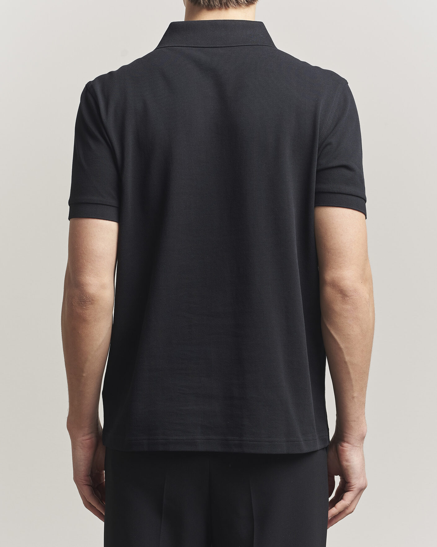 Herr | Pikéer | Fred Perry | Tramline Half Zip Polo Black