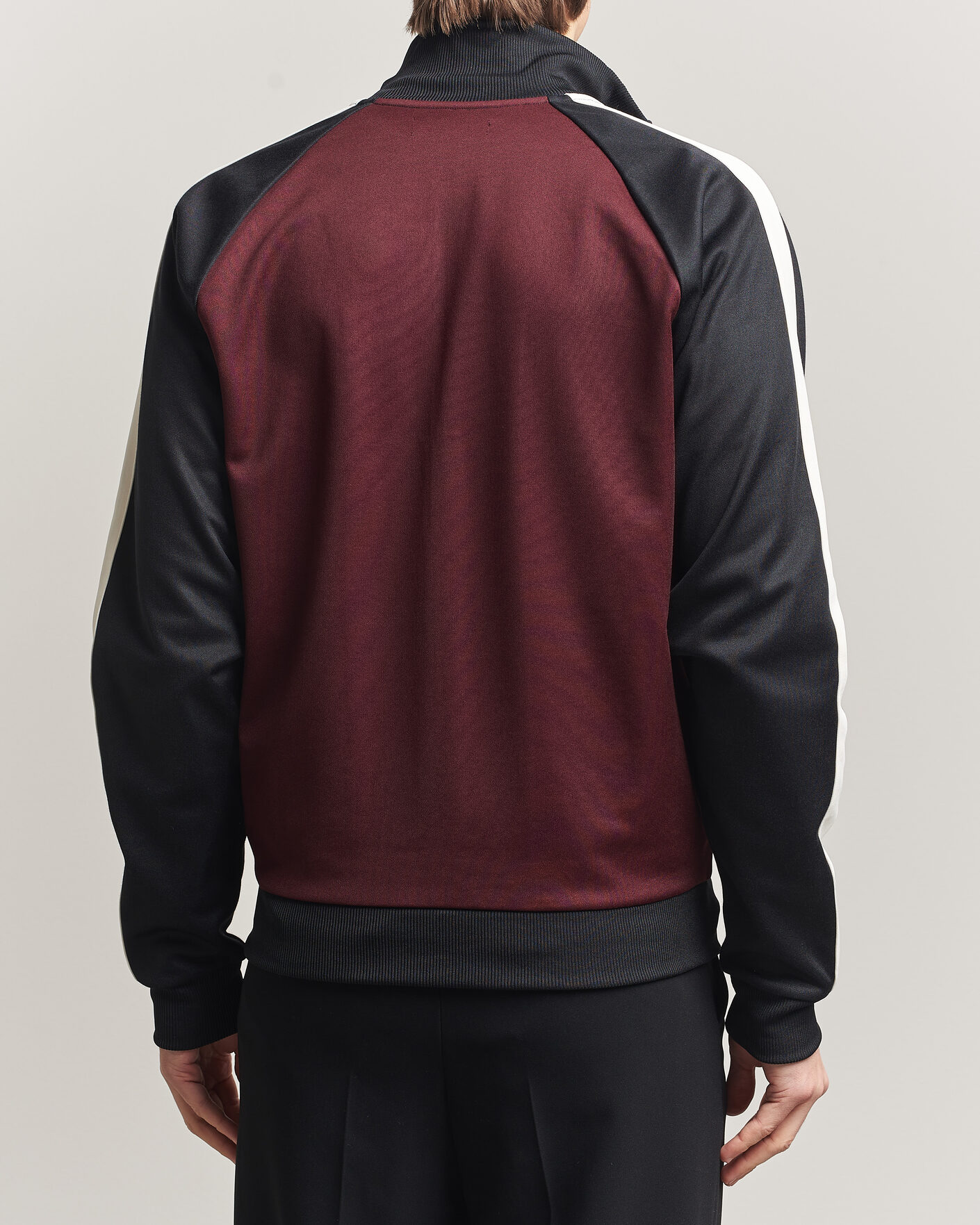 Herr | Tröjor | Fred Perry | Contrast Sleeve Track Jacket Oxblood
