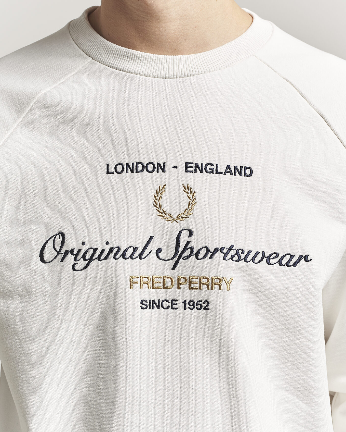 Herr | Tröjor | Fred Perry | Original Sportswear Sweatshirt Snow White