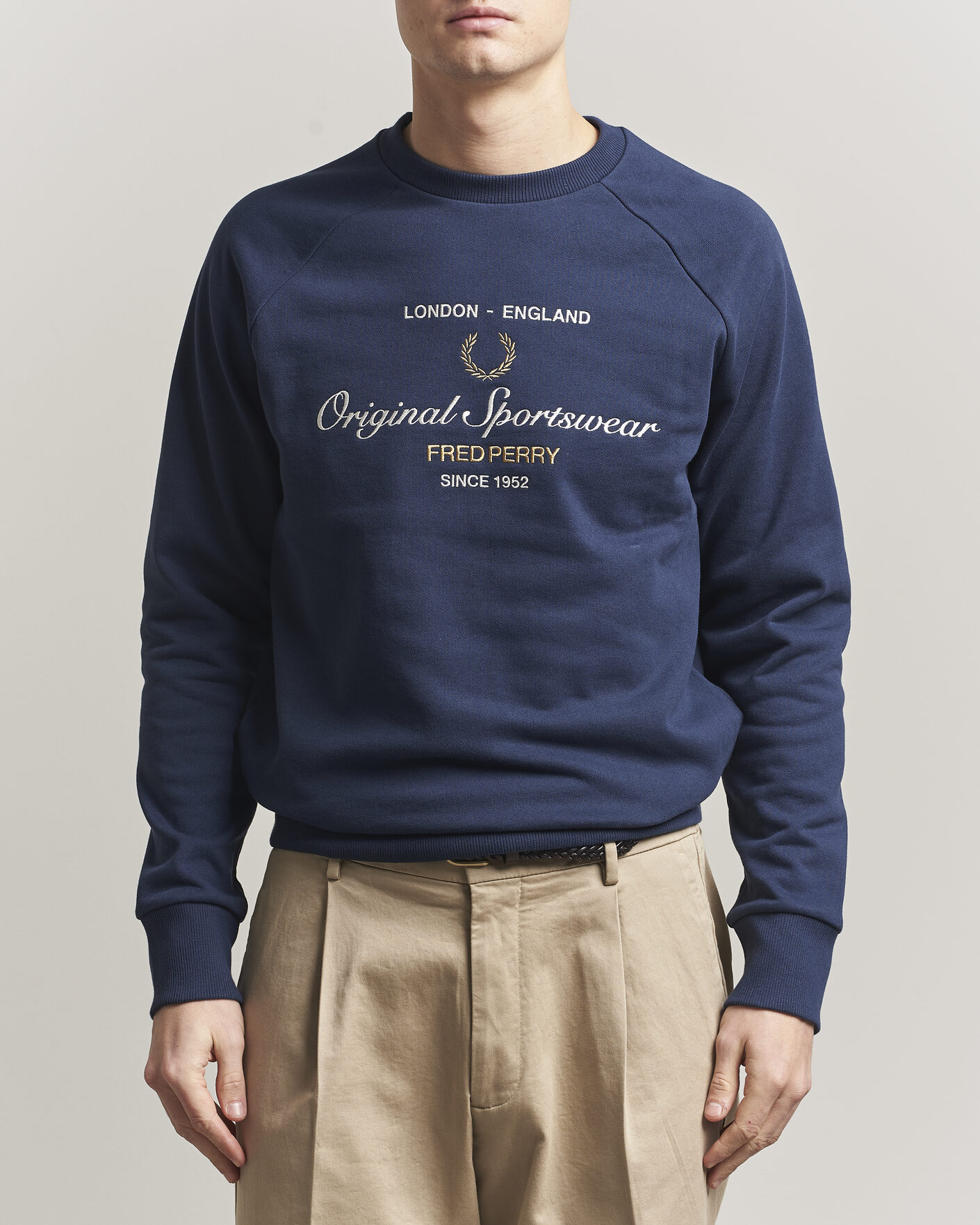 Herr | Tröjor | Fred Perry | Original Sportswear Sweatshirt Tennis Blue