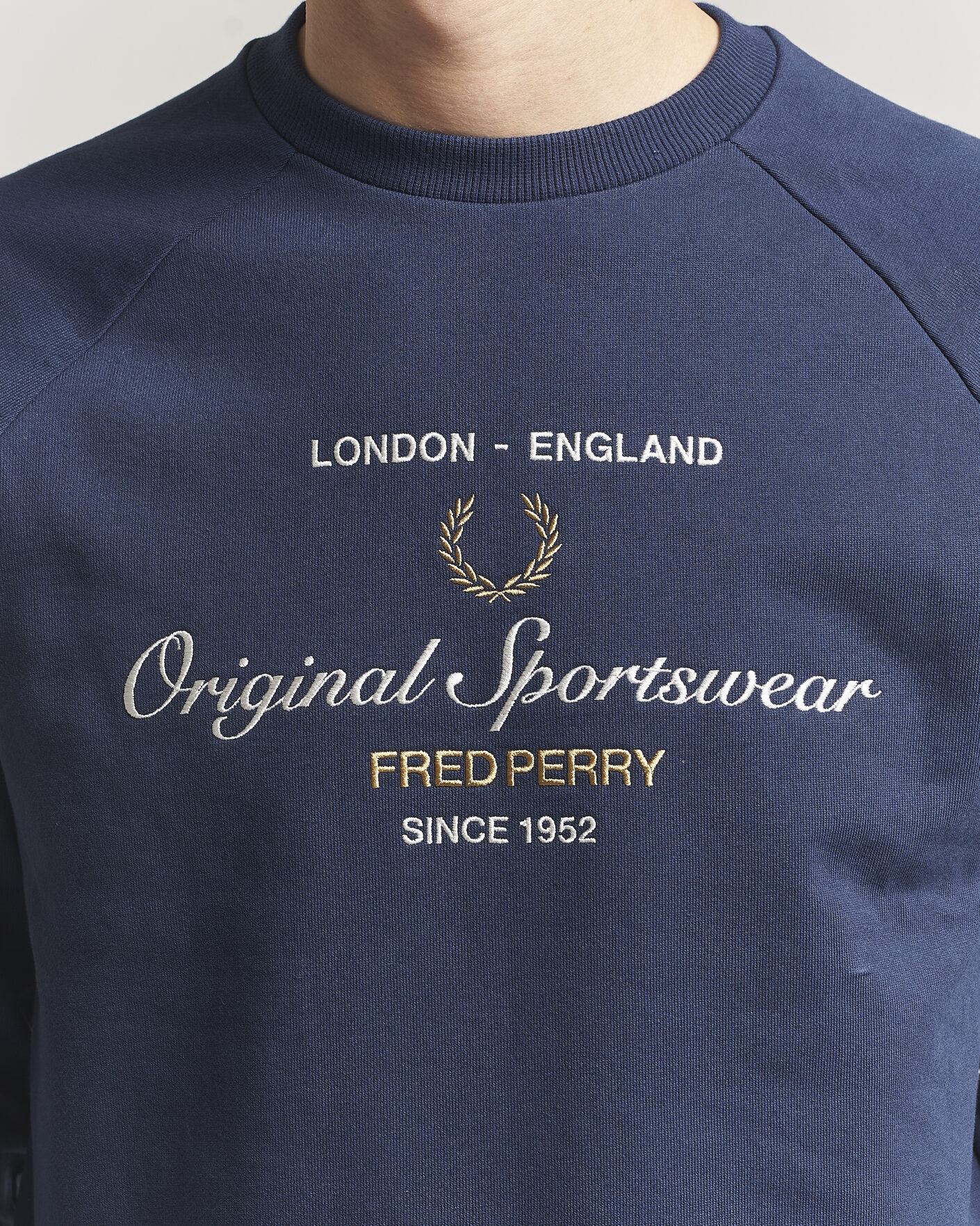 Herr | Tröjor | Fred Perry | Original Sportswear Sweatshirt Tennis Blue