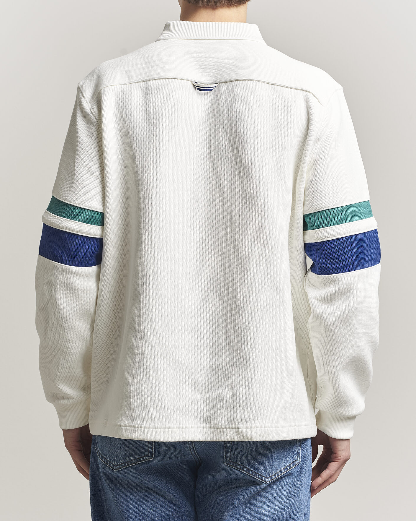Herr | Tröjor | Fred Perry | Tipped Sleeve Rugger Snow White