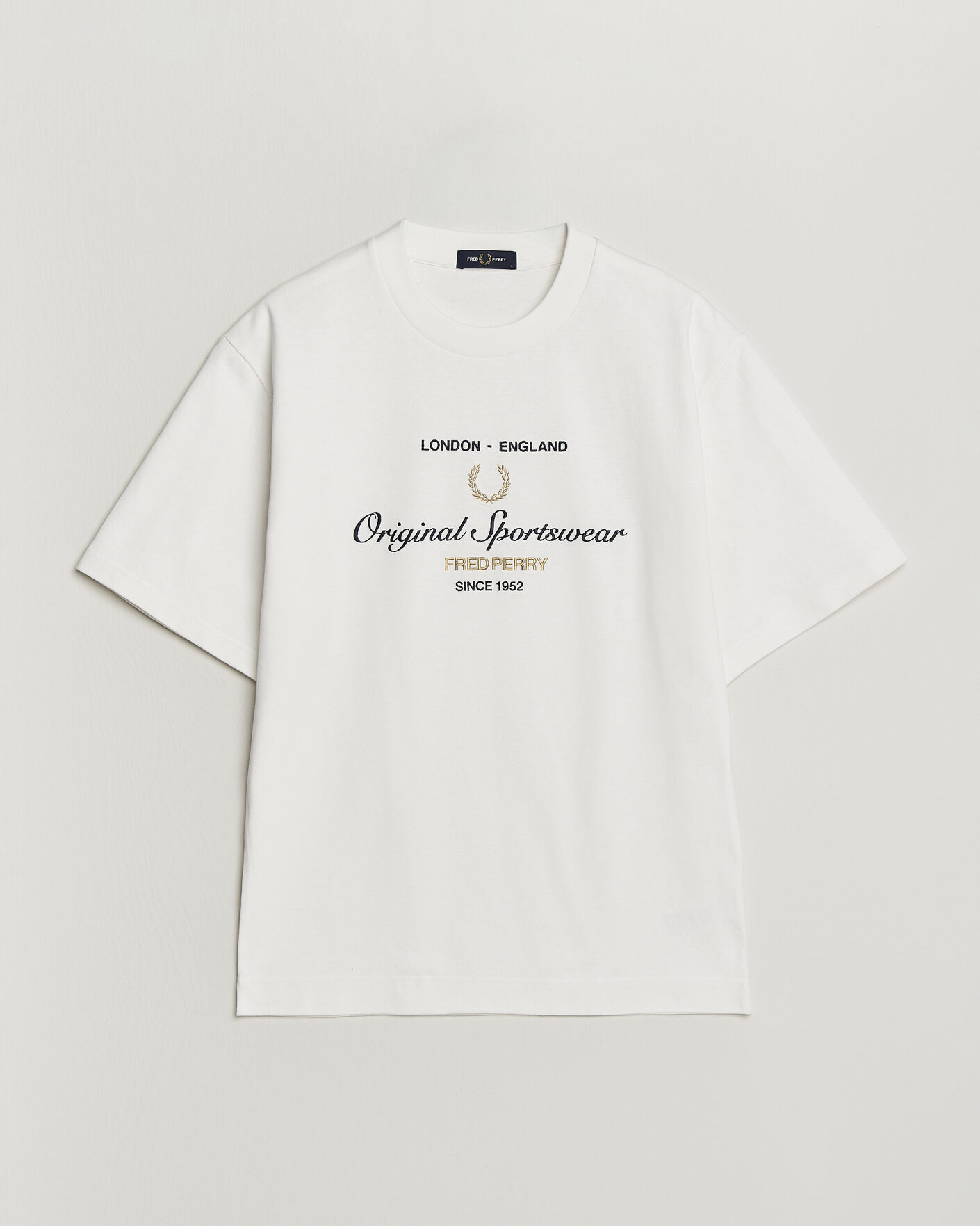 Herr | T-Shirts | Fred Perry | Original Sportswear T-Shirt Snow White