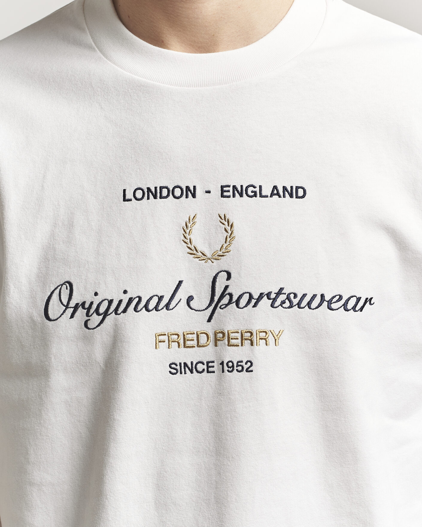 Herr | T-Shirts | Fred Perry | Original Sportswear T-Shirt Snow White