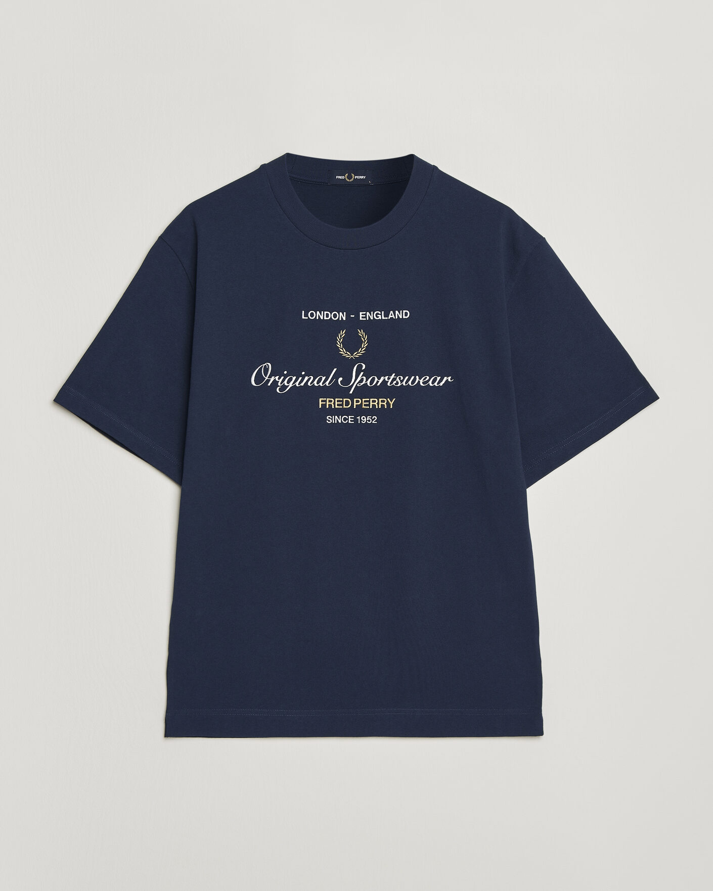 Herr | T-Shirts | Fred Perry | Original Sportswear T-Shirt Tennis Blue