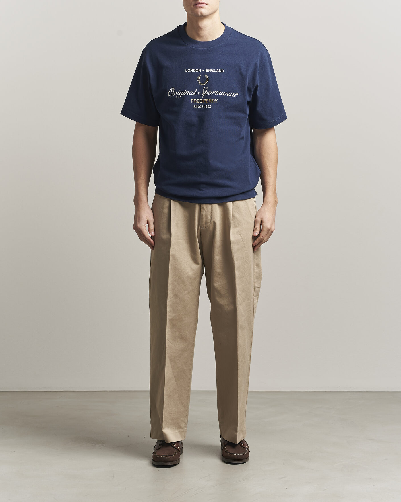 Herr | T-Shirts | Fred Perry | Original Sportswear T-Shirt Tennis Blue