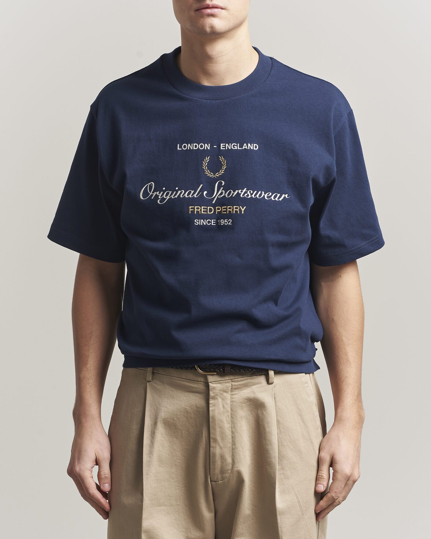 Herr | T-Shirts | Fred Perry | Original Sportswear T-Shirt Tennis Blue