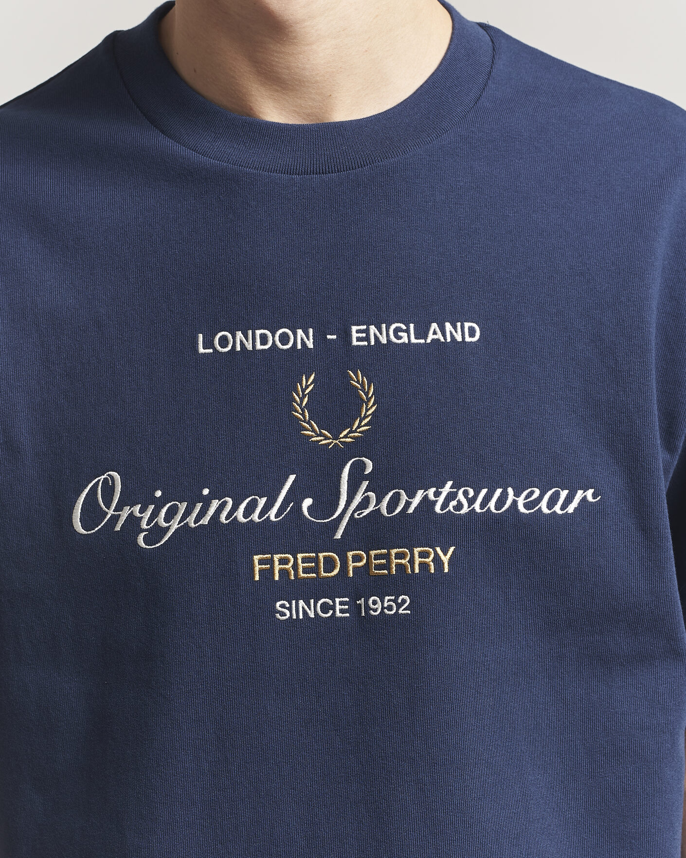 Herr | T-Shirts | Fred Perry | Original Sportswear T-Shirt Tennis Blue