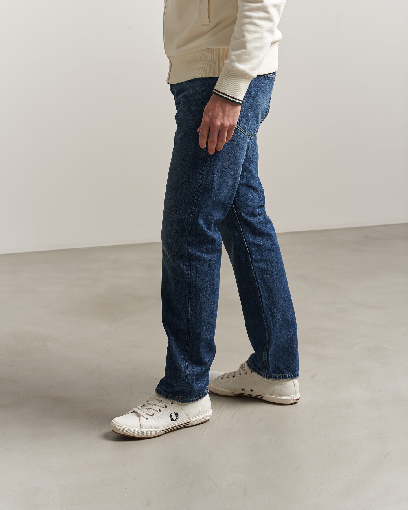 Herr | Sneakers | Fred Perry | B708 Vintage Tennis Sneaker Snow White