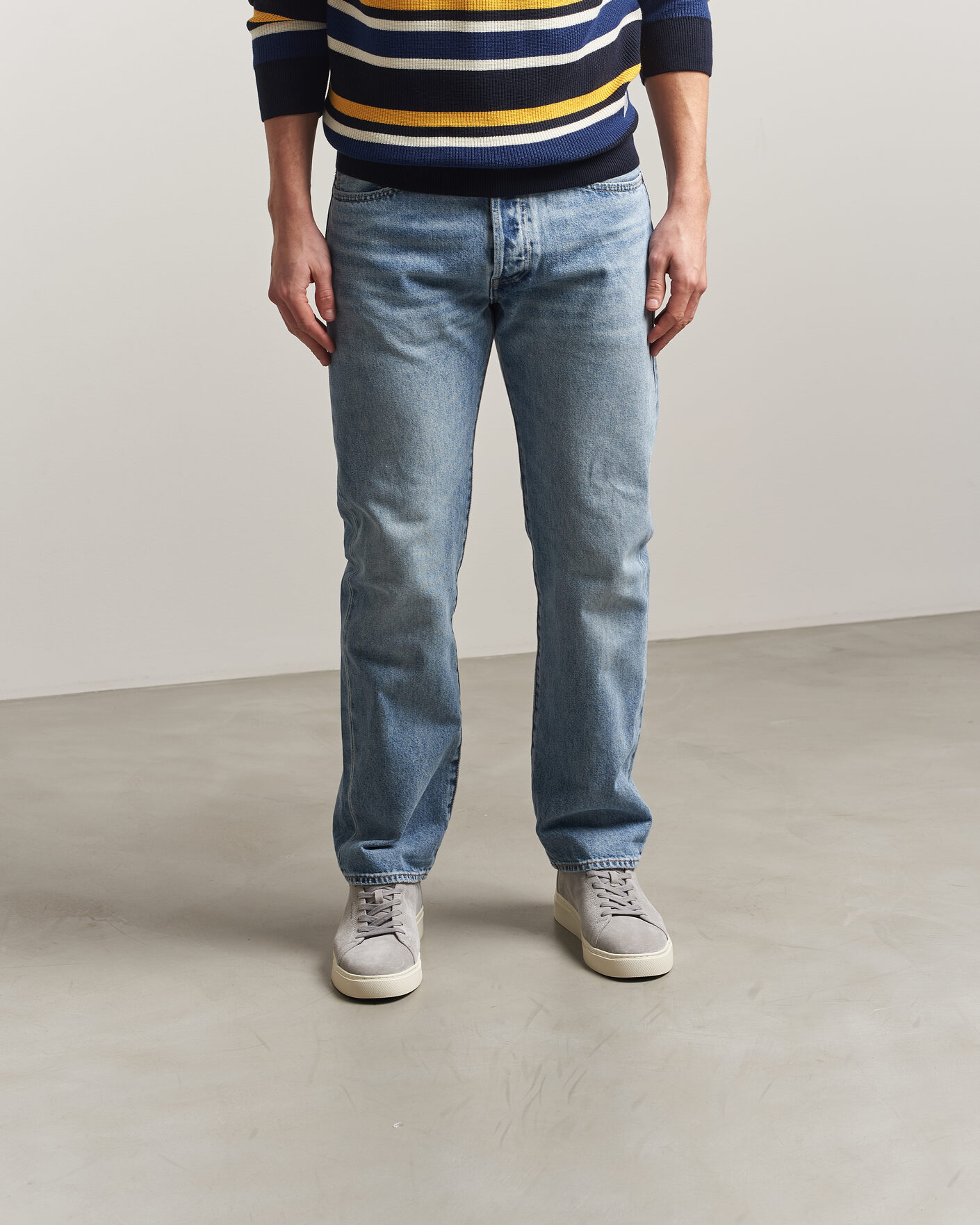 Herr | Sneakers | GANT | Mc Julien Suede Sneaker Light Grey