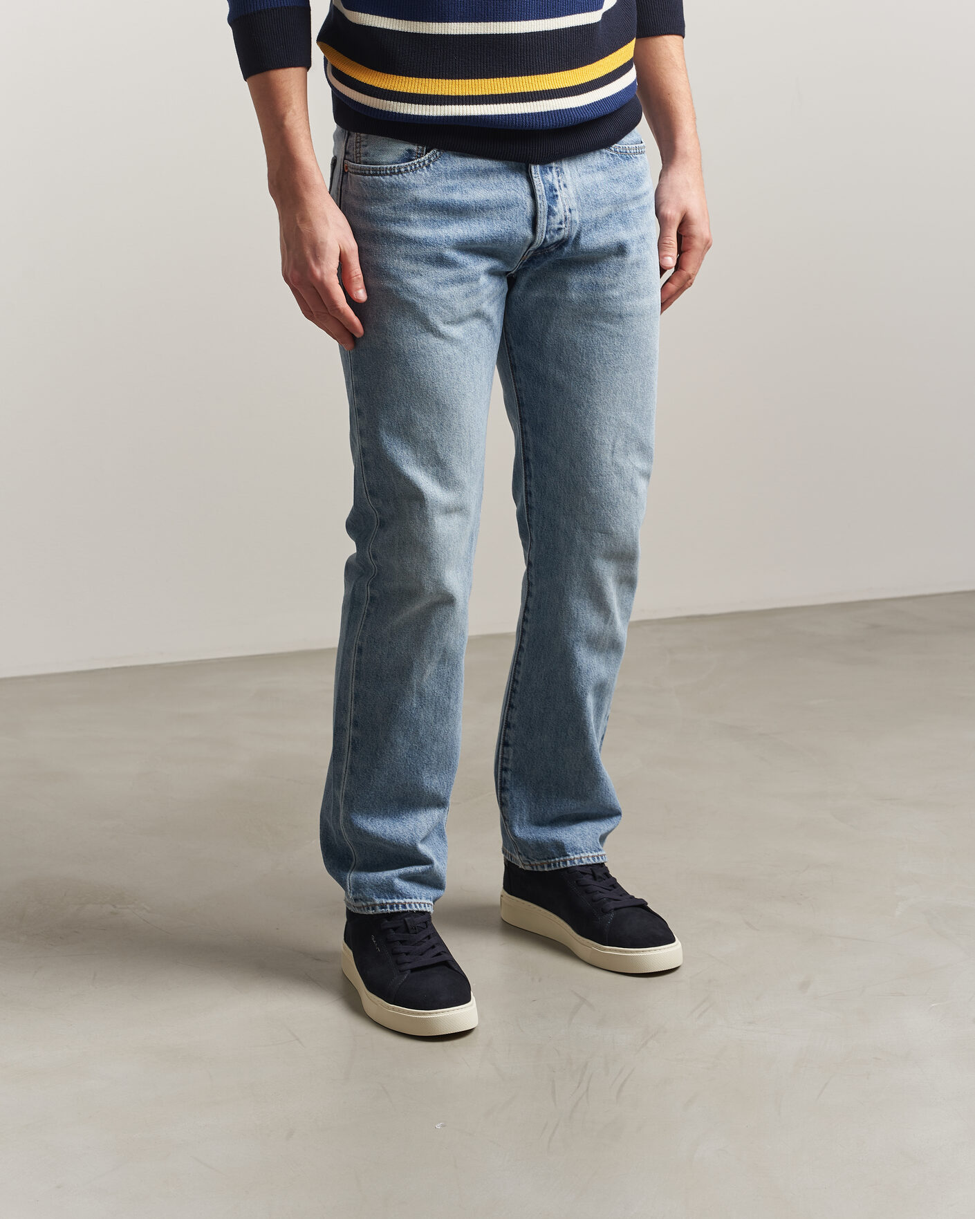 Herr | Sneakers | GANT | Mc Julien Suede Sneaker Dark Blue
