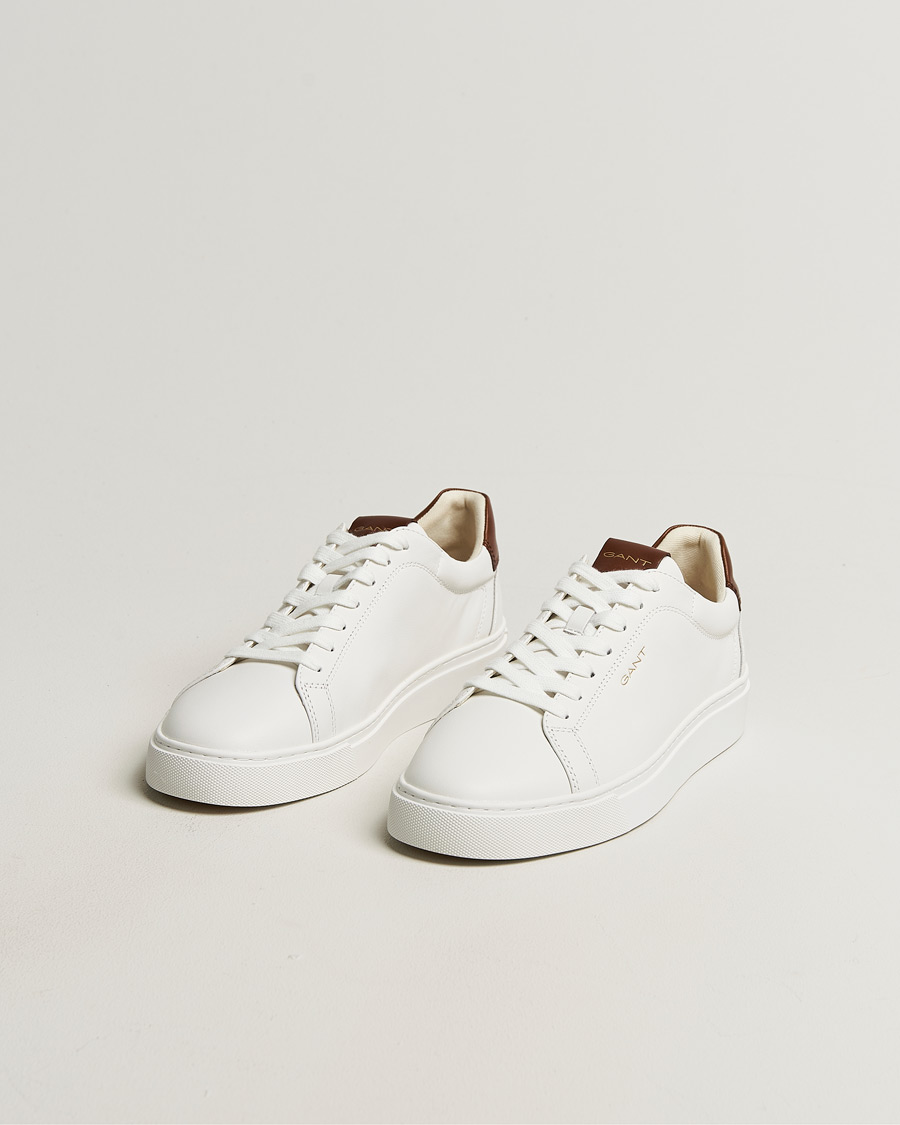 Herr | Sneakers | Gant | Mc Julien Leather Sneaker White/Dark Tan