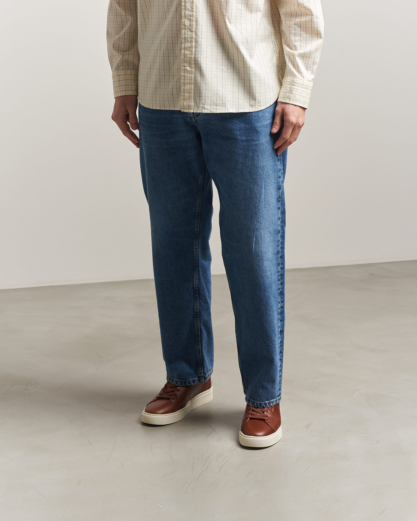 Herr | Sneakers | GANT | Mc Julien Leather Sneaker Dark Tan