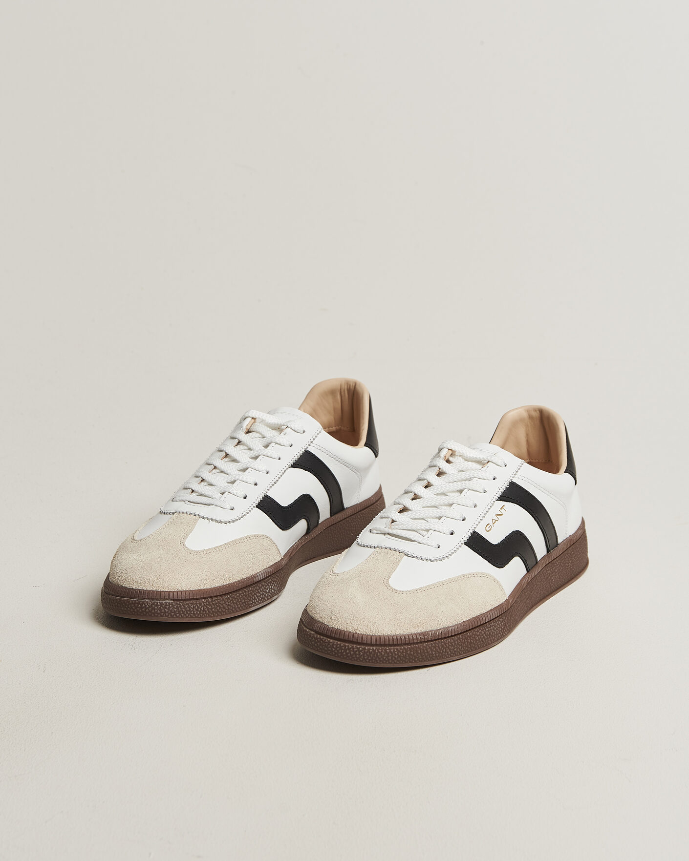 Herr | Sneakers | Gant | Cuzmo Leather/Suede Sneaker White/Black