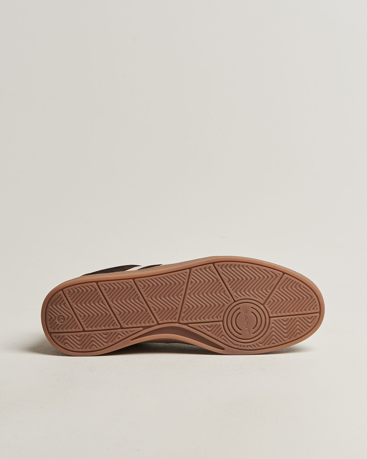 Herr | Sneakers | Gant | Cuzmo Suede Sneaker Dark Brown/White