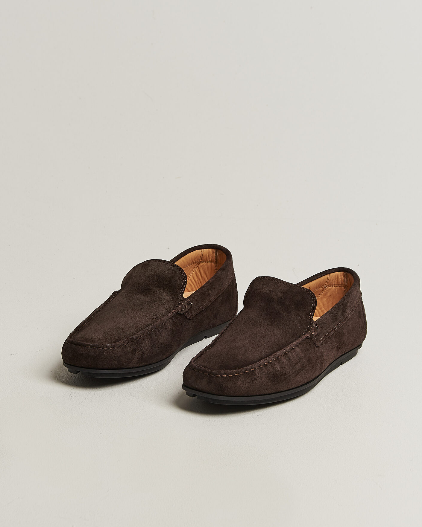 Herr | Bilskor | Gant | Wilmon Suede Car Shoe Dark Brown