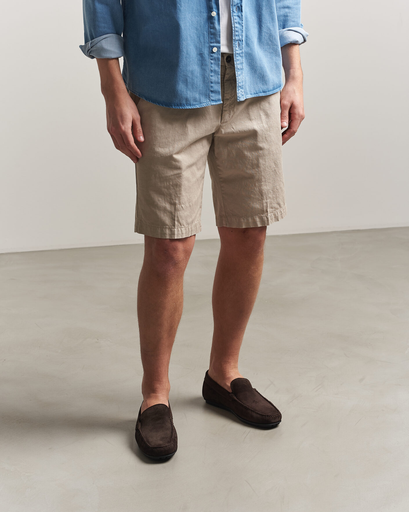 Herr | Bilskor | Gant | Wilmon Suede Car Shoe Dark Brown