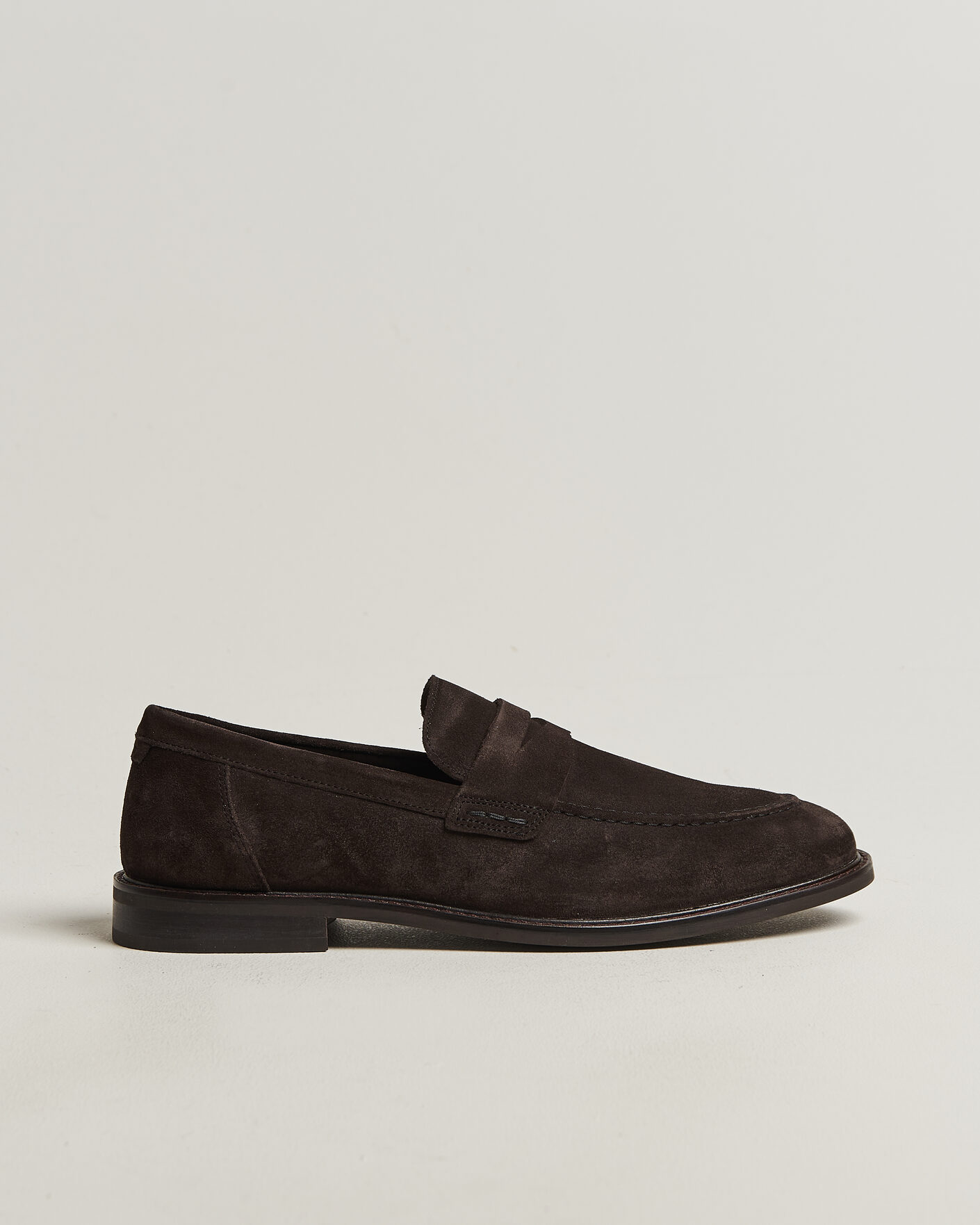 Herr | Loafers | GANT | Lozham Suede Loafer Dark Brown