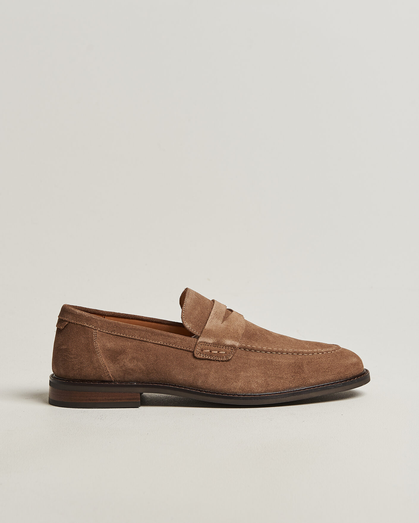 Herr | Loafers | GANT | Lozham Suede Loafer Warm Khaki