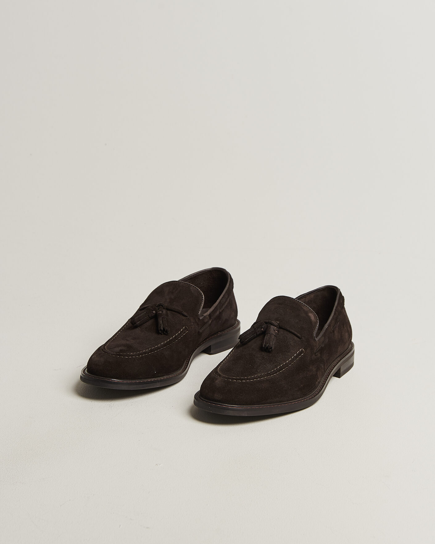 Herr | Loafers | Gant | Lozham Suede Tassle Loafer Dark Brown
