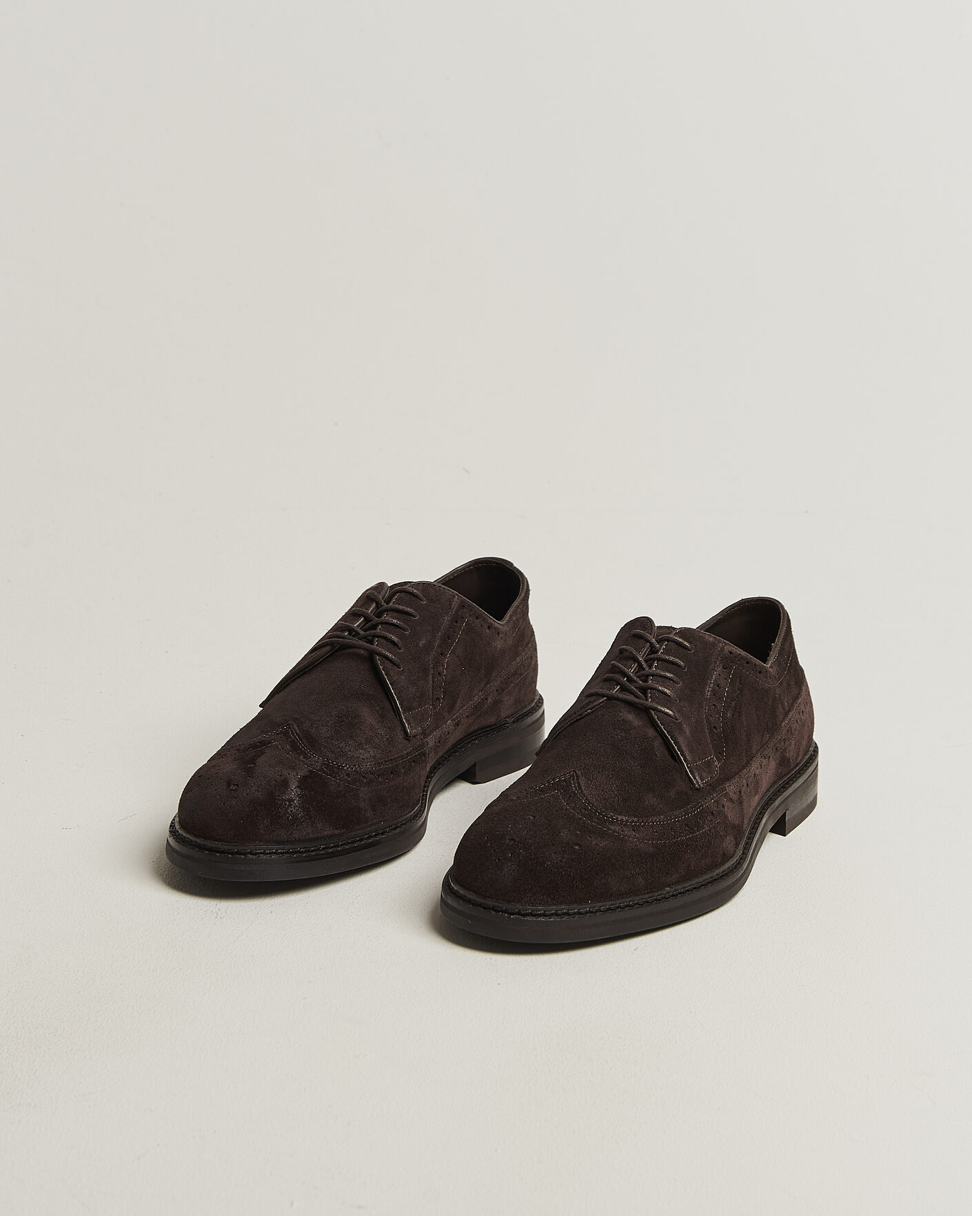 Herr | Brogues | GANT | Bidford Suede Brouge Dark Brown