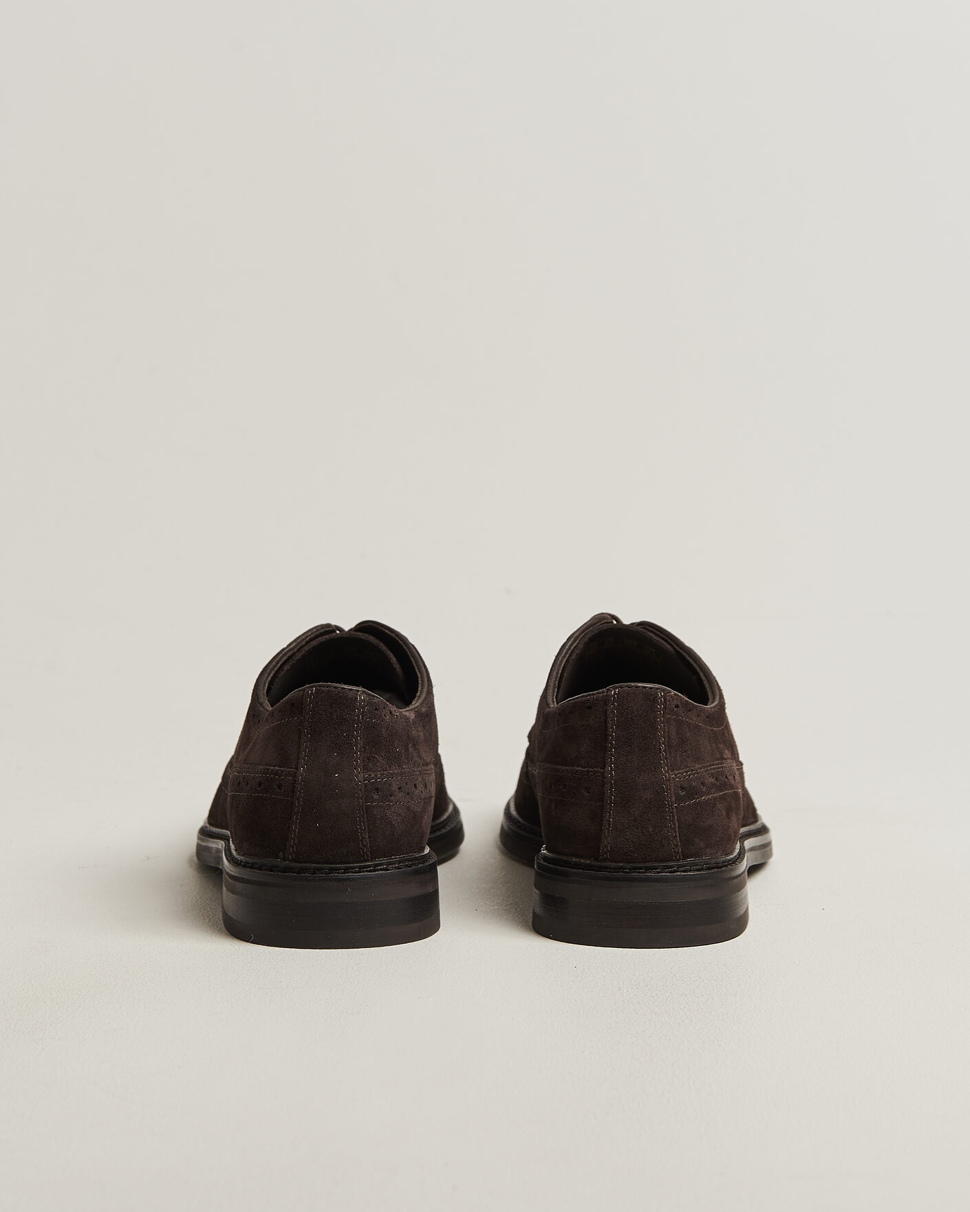 Herr | Brogues | GANT | Bidford Suede Brouge Dark Brown