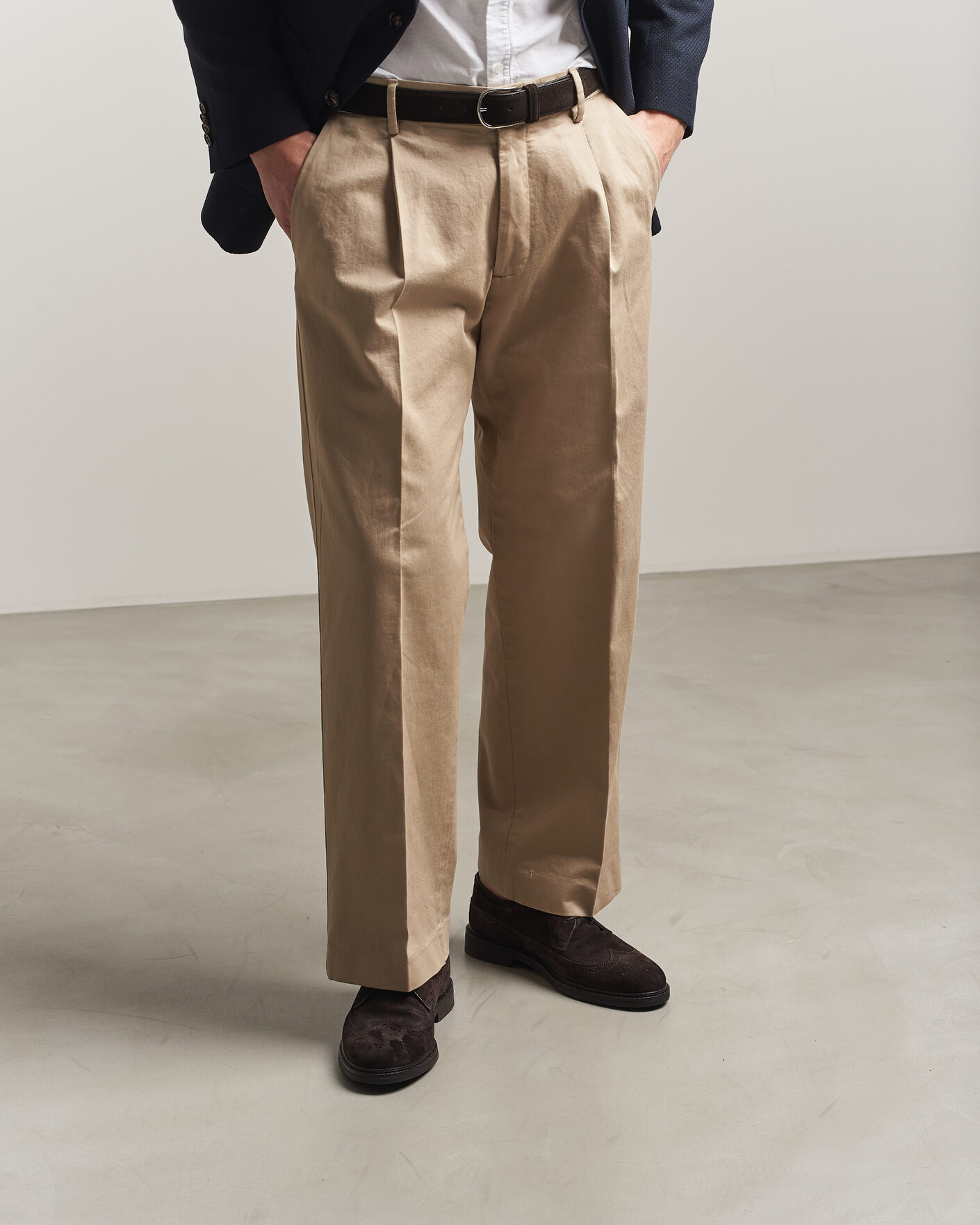 Herr | Brogues | Gant | Bidford Suede Brouge Dark Brown