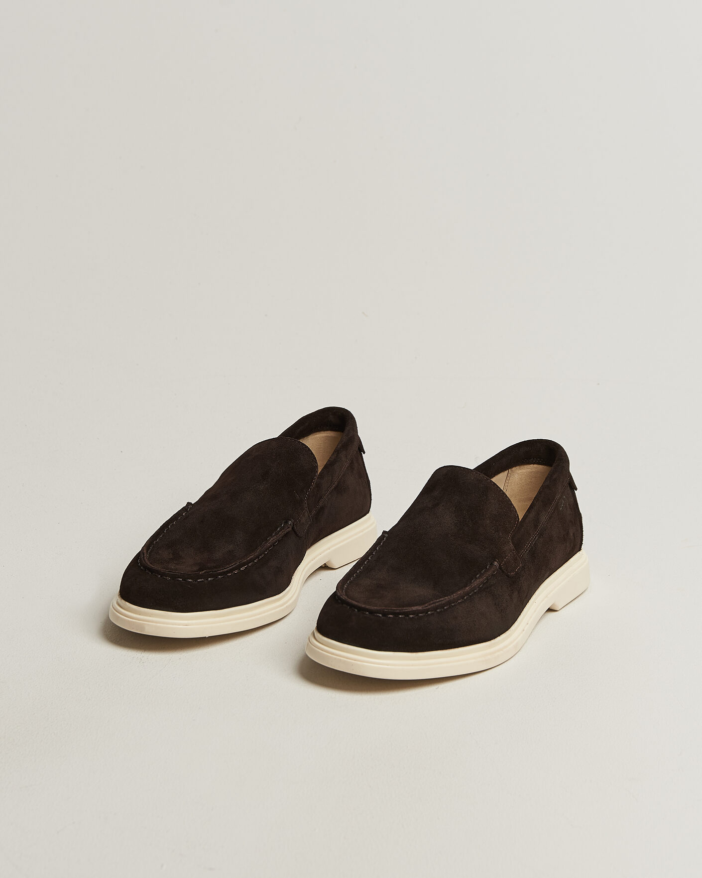Herr | Loafers | GANT | Boery Suede Loafer Dark Brown