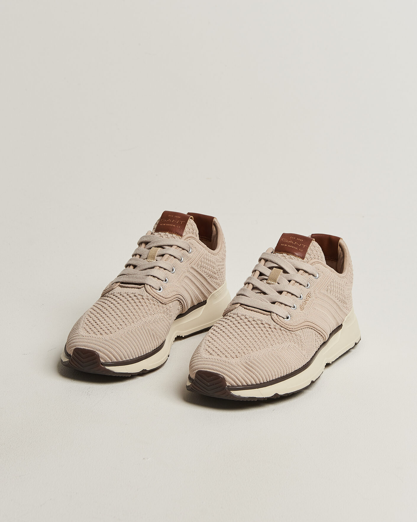 Herr | Sneakers | Gant | Beeker Running Sneaker Taupe