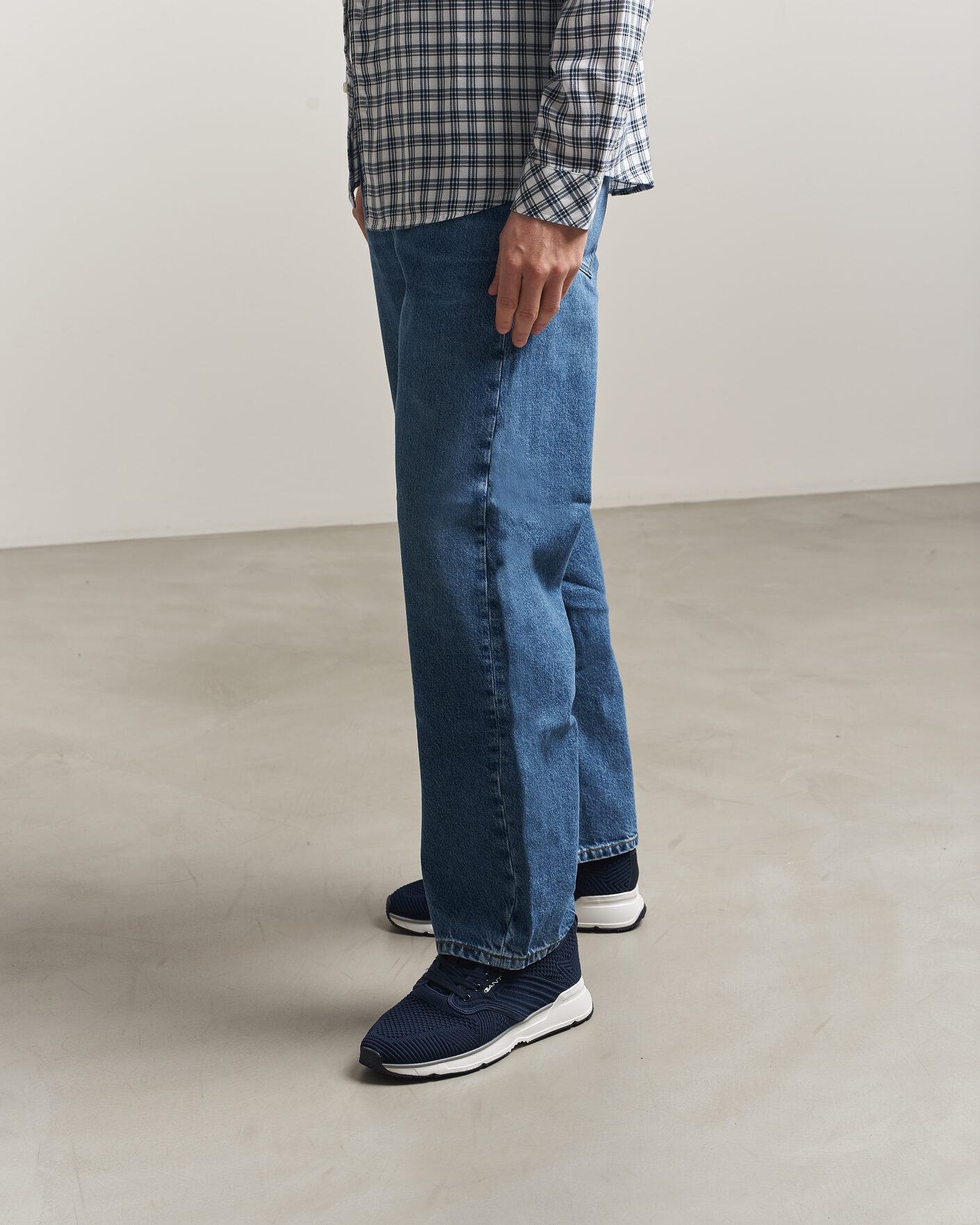 Herr | Sneakers | Gant | Beeker Running Sneaker Marine