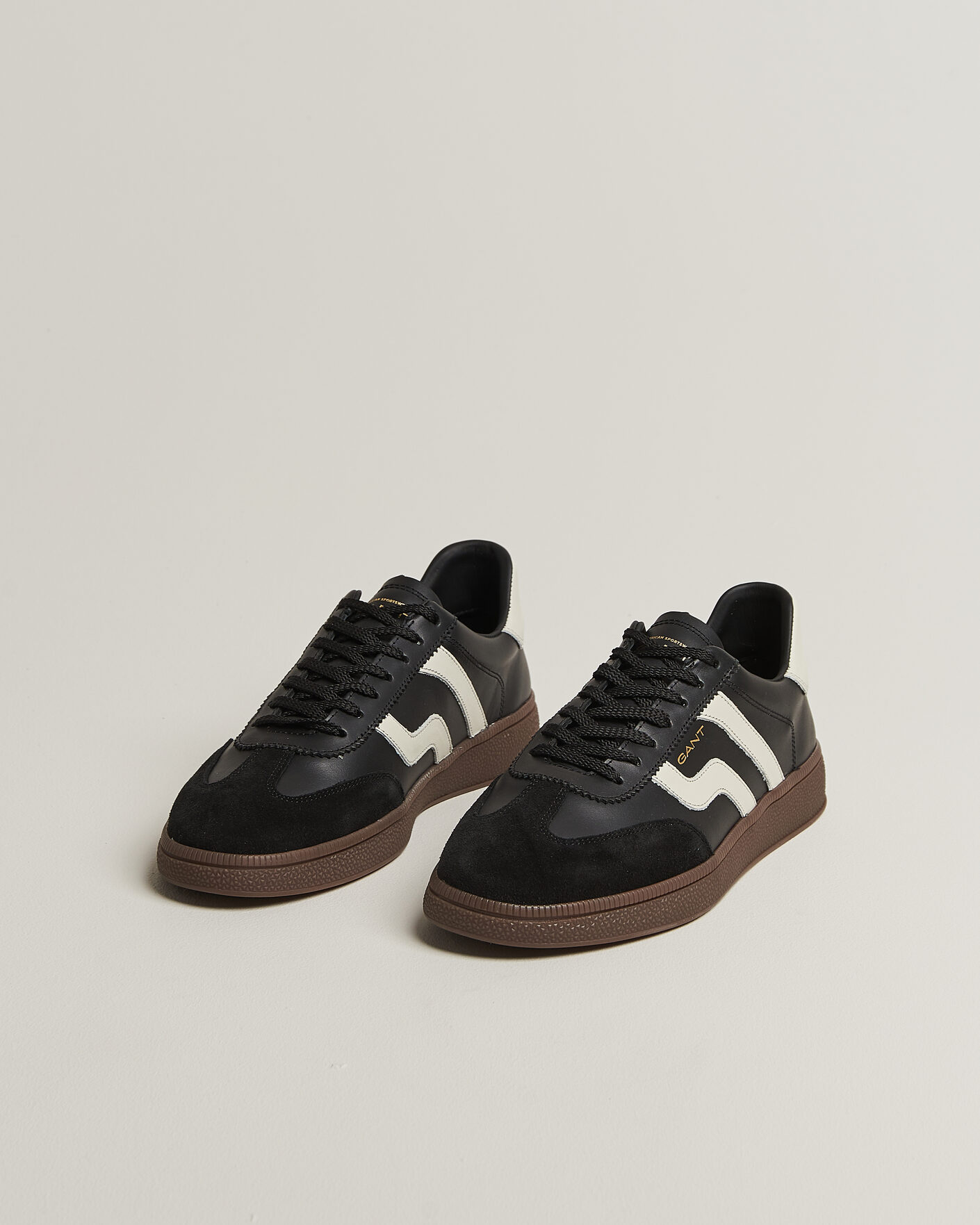 Herr | Sneakers | Gant | Cuzmo Leather/Suede Sneaker Black/White