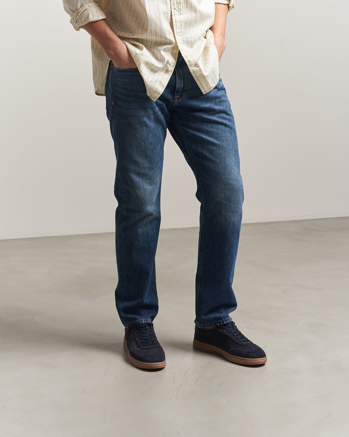 Herr | Sneakers | GANT | Cuzmo Suede Sneaker Marine