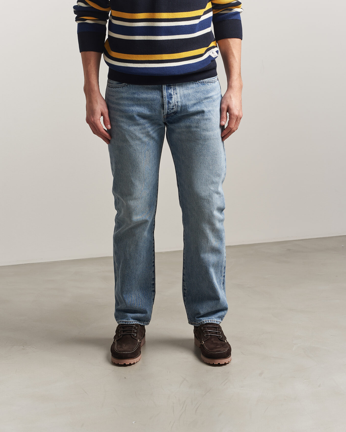 Herr | Seglarskor | GANT | Tratton Suede Boat Shoe Dark Brown