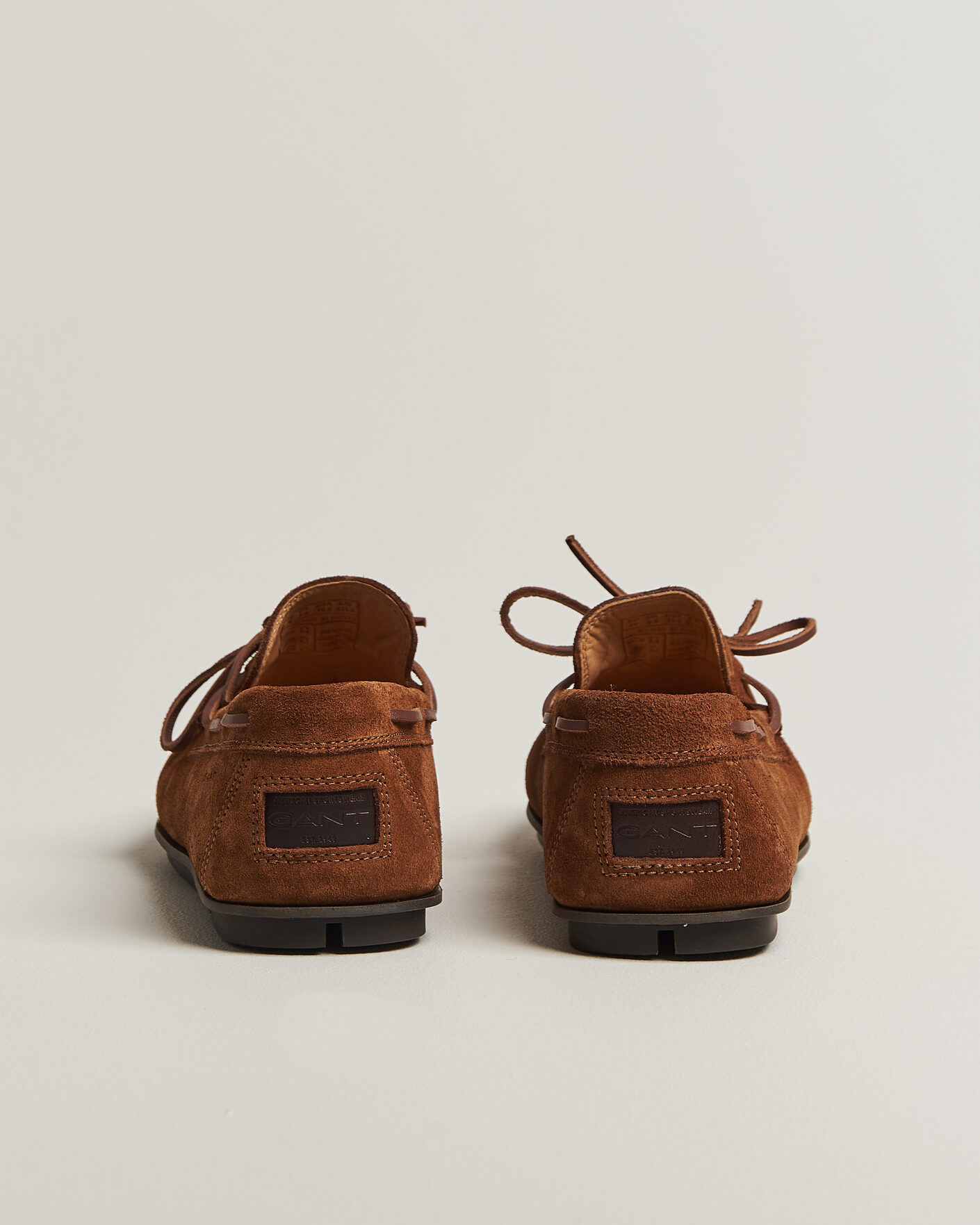 Herr | Bilskor | Gant | Wilmon Laced Suede Car Shoe Cognac
