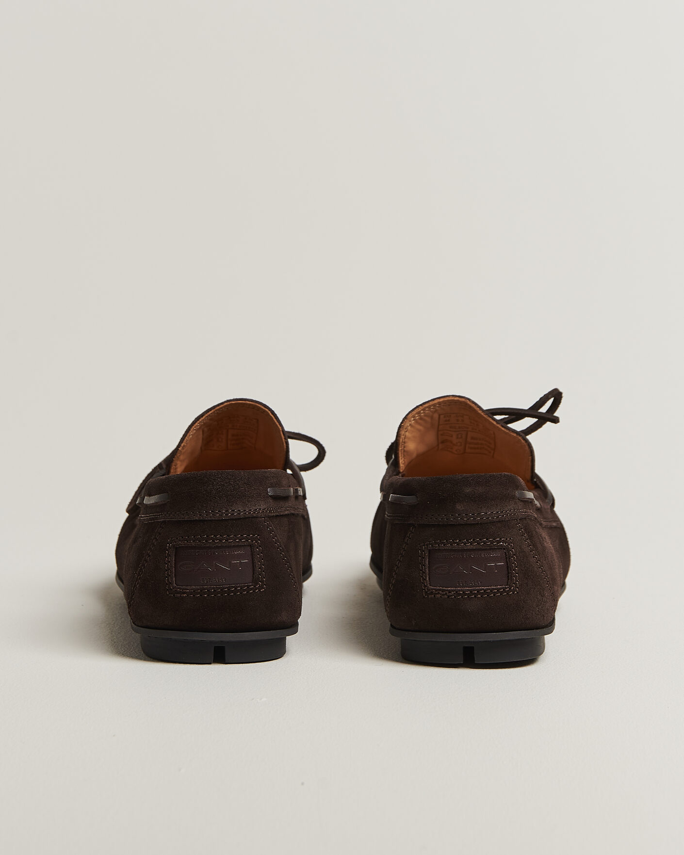 Herr | Bilskor | Gant | Wilmon Laced Suede Car Shoe Dark Brown
