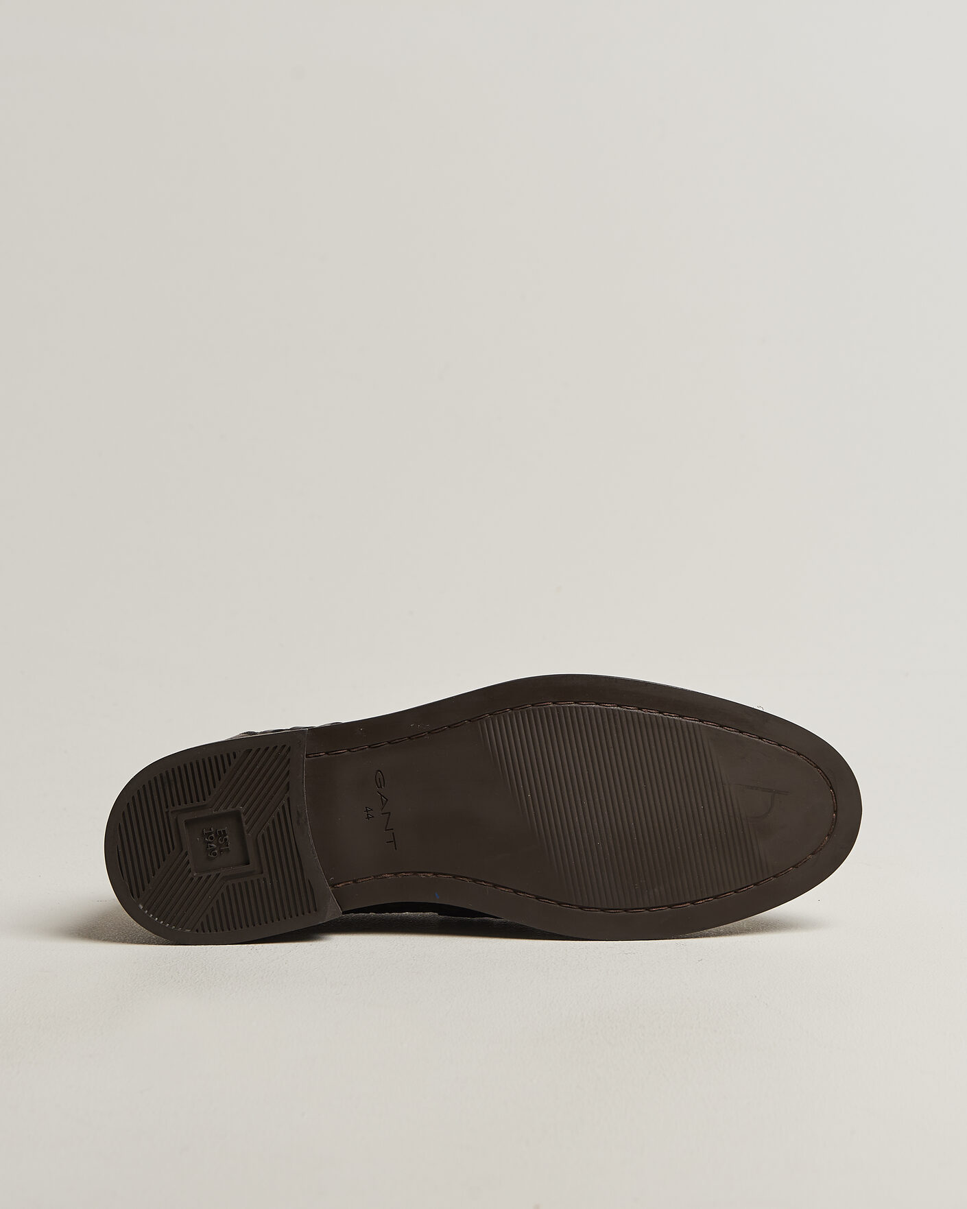 Herr | Loafers | Gant | Lozham Braided Leather Loafer Dark Brown