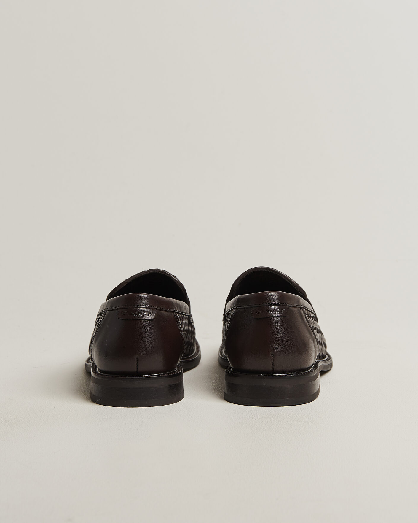 Herr | Loafers | GANT | Lozham Braided Leather Loafer Dark Brown