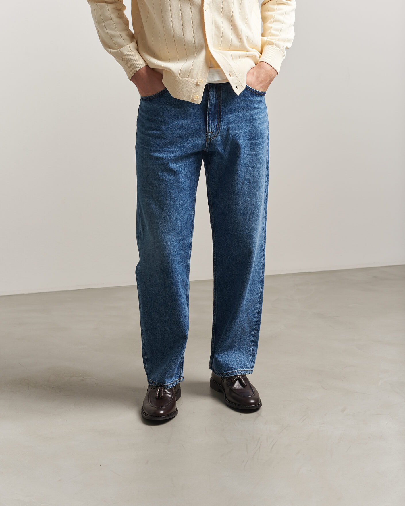 Herr | Loafers | Gant | Lozham Leather Tassle Loafer Dark Brown
