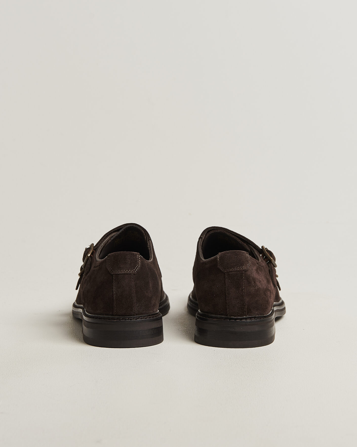 Herr | Munkskor | Gant | Bidford Suede Double Monkstrap Dark Brown