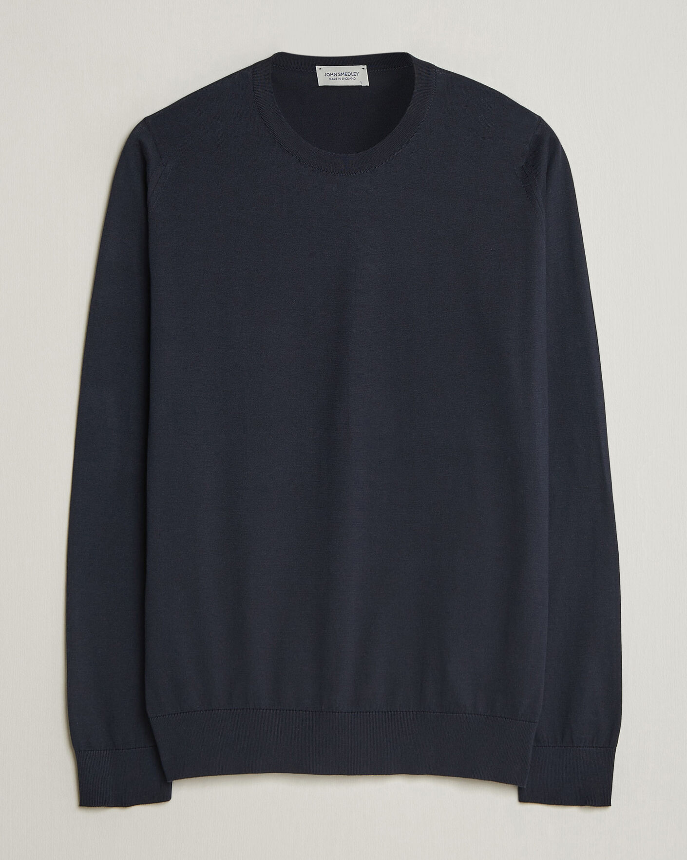 Herr | Tröjor | John Smedley | Rowland Sea Island Crew Neck Pullover Navy