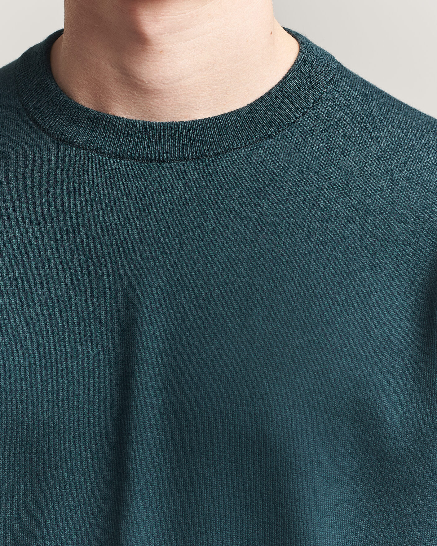 Herr | T-Shirts | John Smedley | Tindall Sea Island Cotton T-Shirt Rainforest