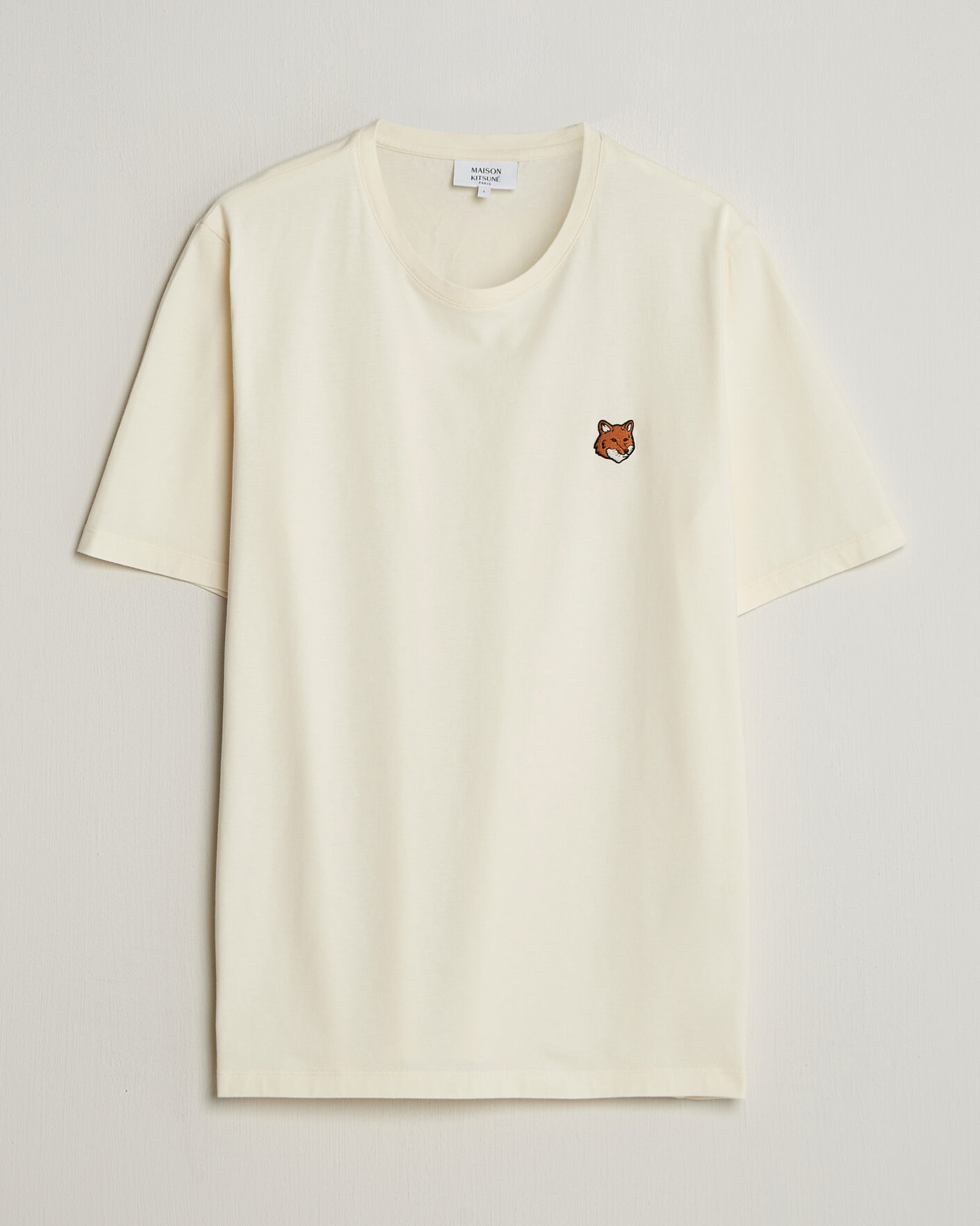 Herr | T-Shirts | Maison Kitsuné | Fox Head T-Shirt Noble Beige