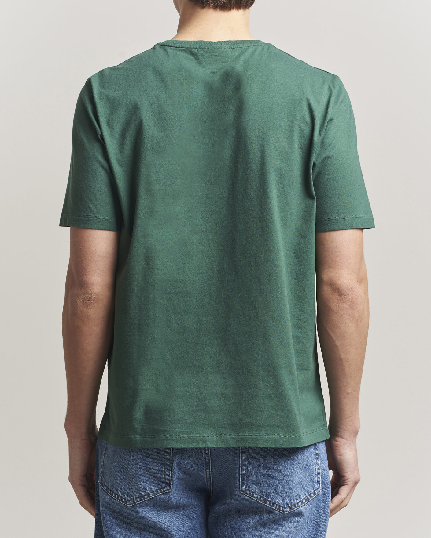 Herr | T-Shirts | Maison Kitsuné | Fox Head T-Shirt Bottle Green