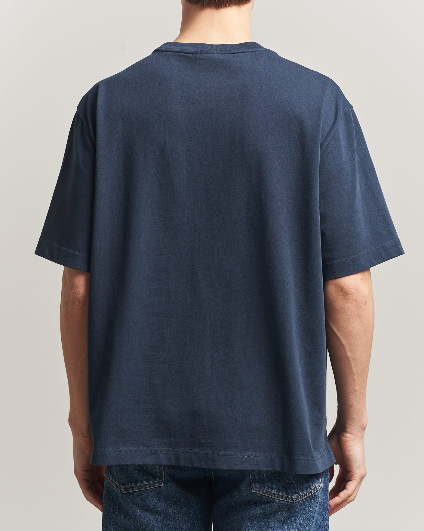 Herr | T-Shirts | Maison Kitsuné | Tonal Fox Head T-Shirt Navy